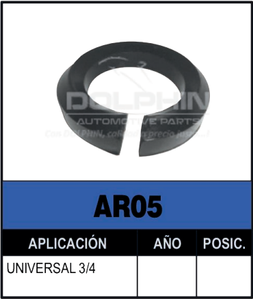 Imagen de AR05 AUMENTO RESORTE univ. 3/4 altura