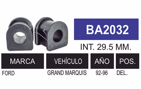 Imagen de BA2032 GOMAS DE BARRA FORD DEL GRAND MARQUIS 92-96