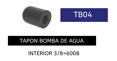 Imagen de TB04 TAPON 3/8 BOMBA