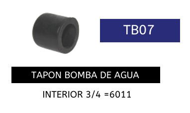 Imagen de TB07 TAPON 3/4 BOMBA