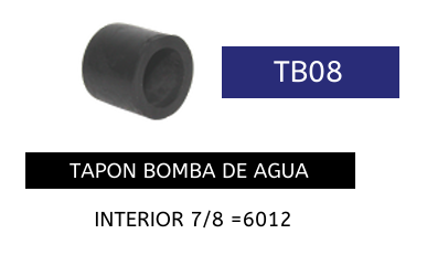 Imagen de TB08 TAPON 7/8 BOMBA