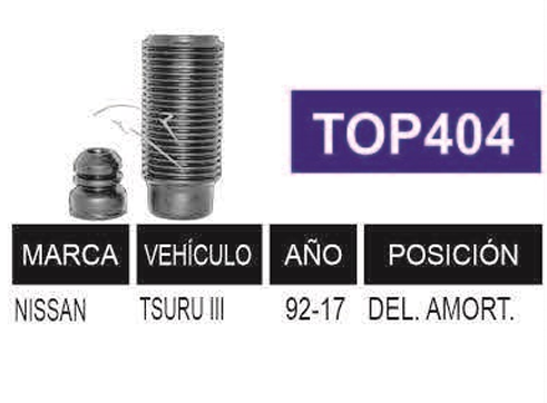 Imagen de TOP404 TOPE AMORTIGUADOR DEL. TSURU III