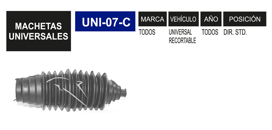 Imagen de UNI-07-C MACHETA UNIVERSAL DIRECCION  STD.