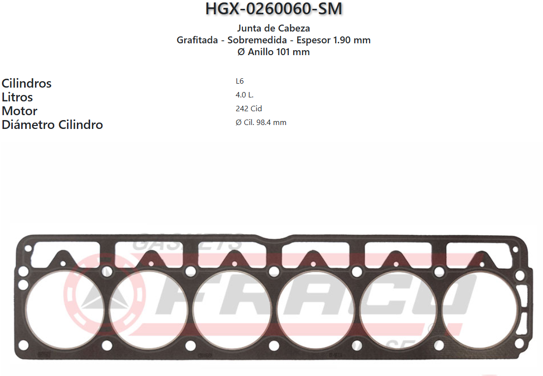 Imagen de HGX-0260060SM 
