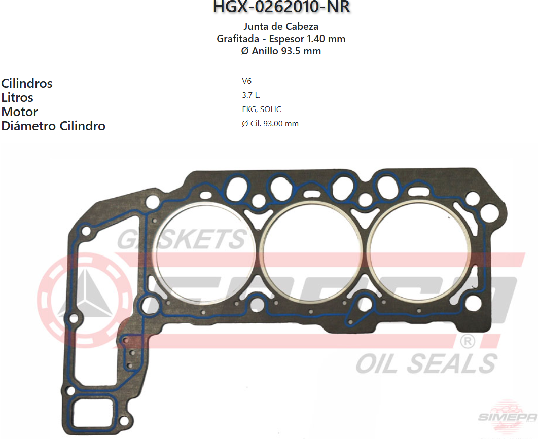 Imagen de HGX-0262010NR 