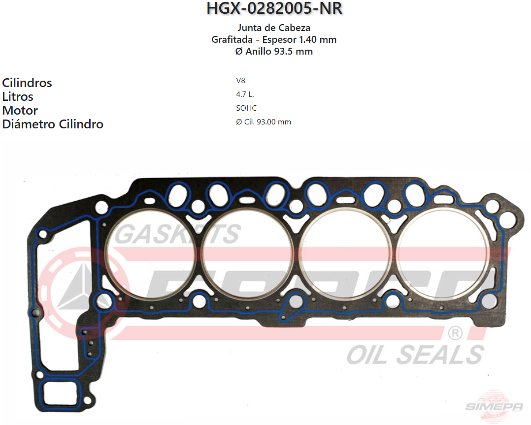 Imagen de HGX-0282005NR 