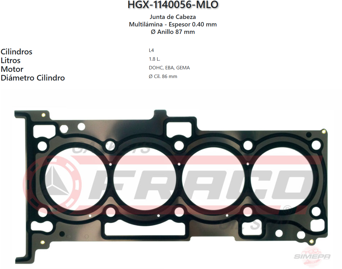 Imagen de HGX-1140056ML 