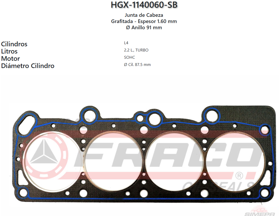 Imagen de HGX-1140060SB 