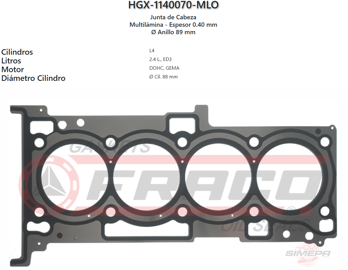 Imagen de HGX-1140070ML 