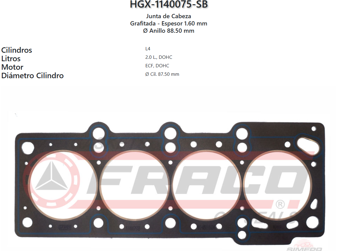 Imagen de HGX-1140075SB 