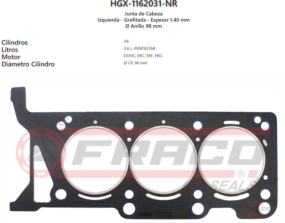 Imagen de HGX-1162031NR 