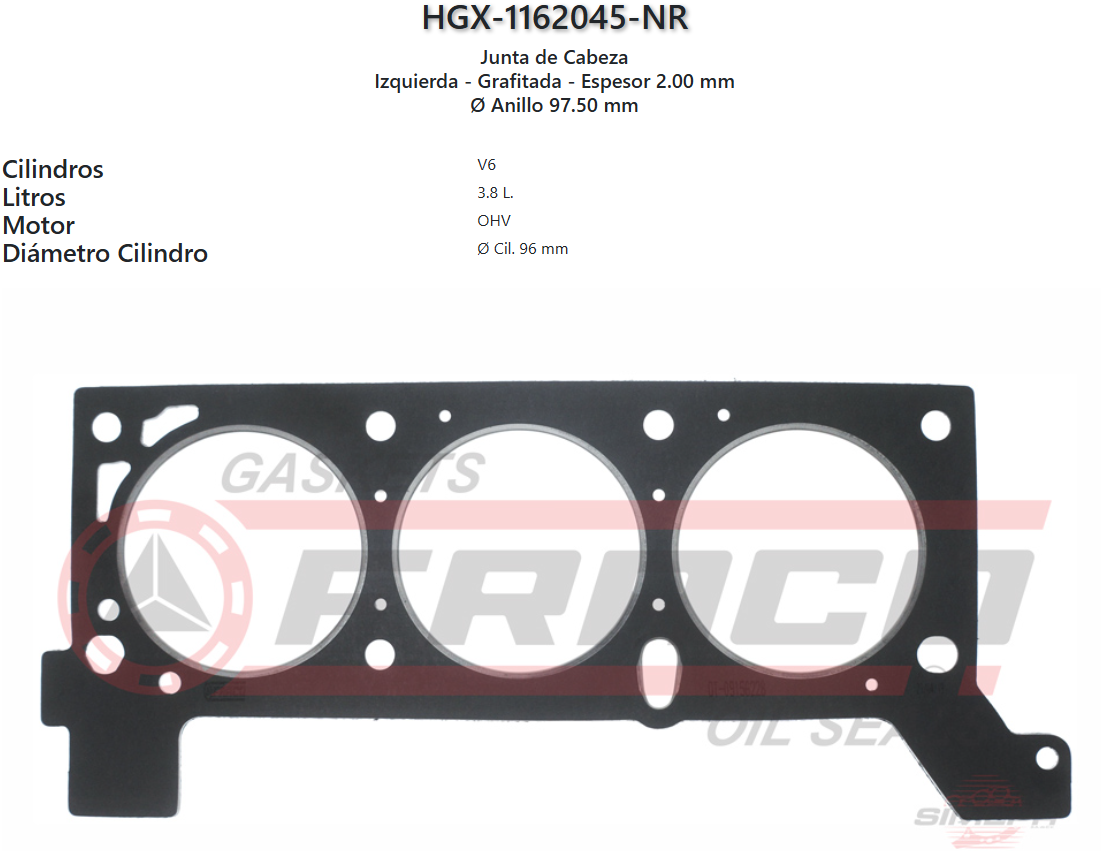 Imagen de HGX-1162045NR 