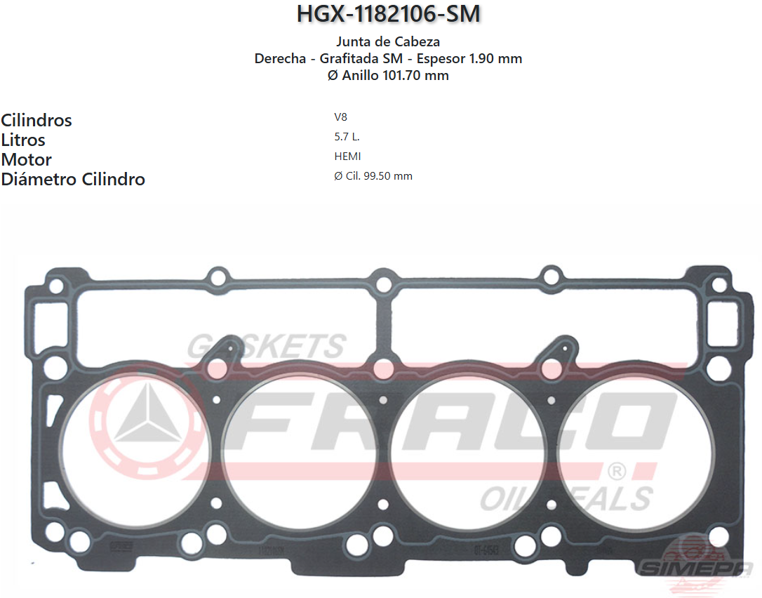 Imagen de HGX-1182106SM 