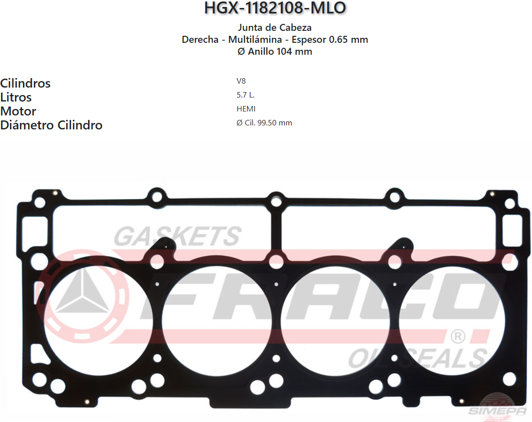 Imagen de HGX-1182108ML 