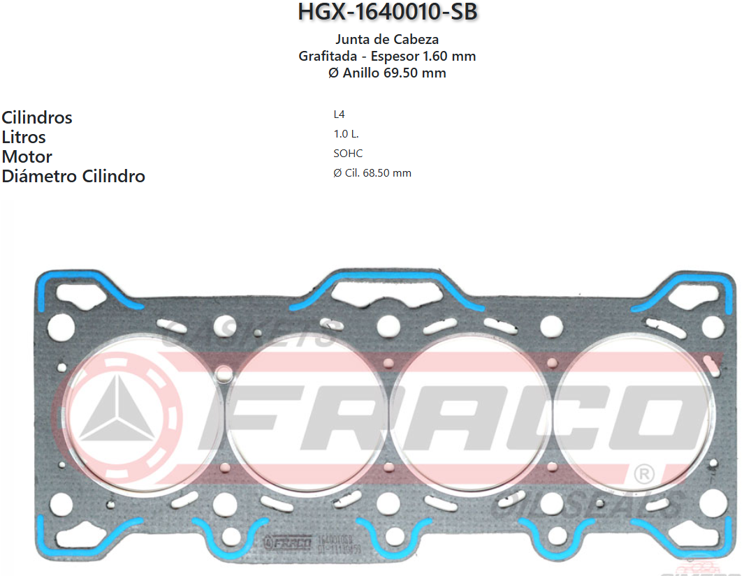 Imagen de HGX-1640010SB 