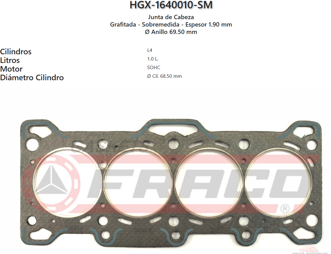 Imagen de HGX-1640010SM 