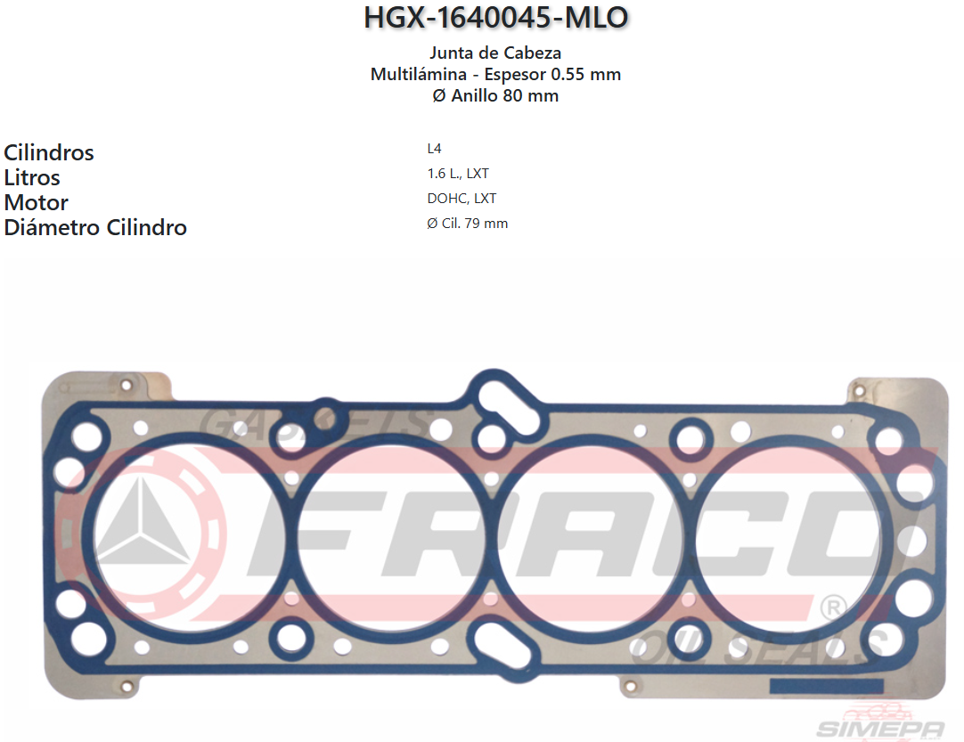 Imagen de HGX-1640045ML 