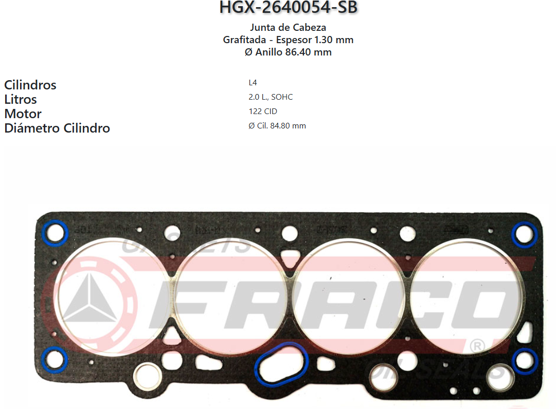 Imagen de HGX-2640054SB 