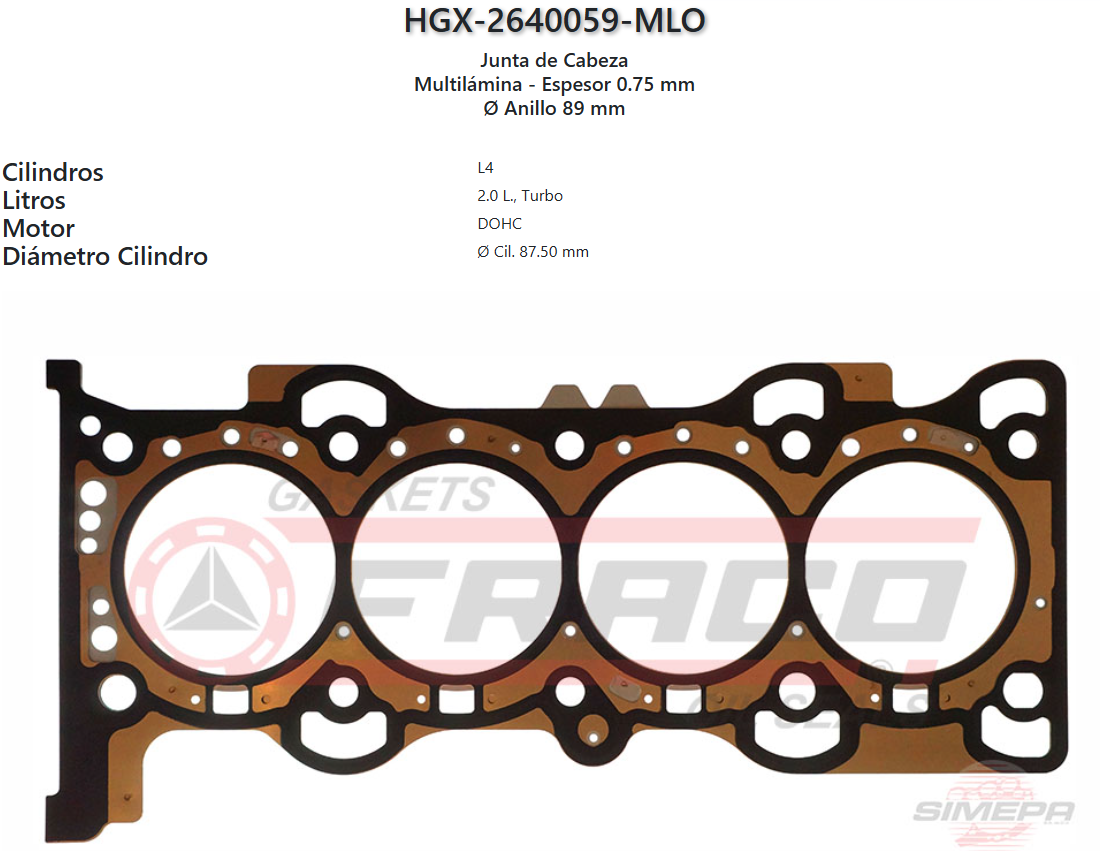 Imagen de HGX-2640059ML 