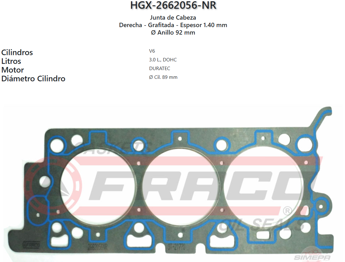 Imagen de HGX-2662056NR 