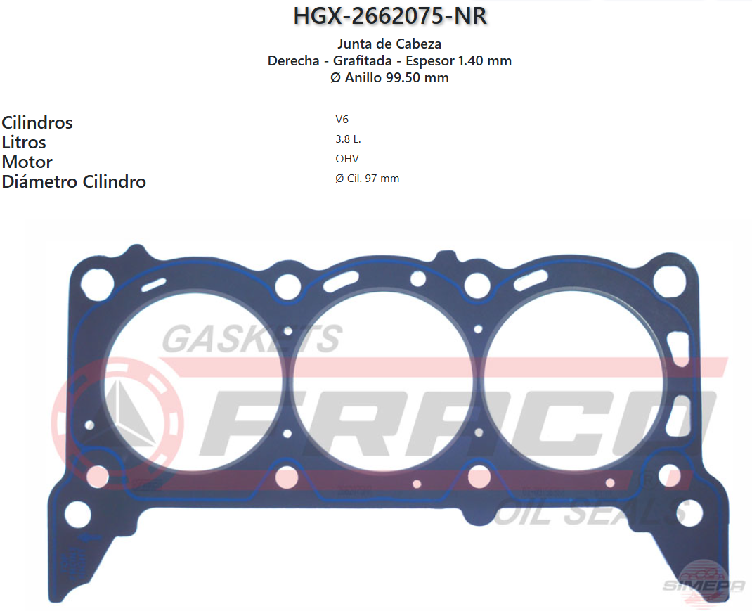 Imagen de HGX-2662075NR 