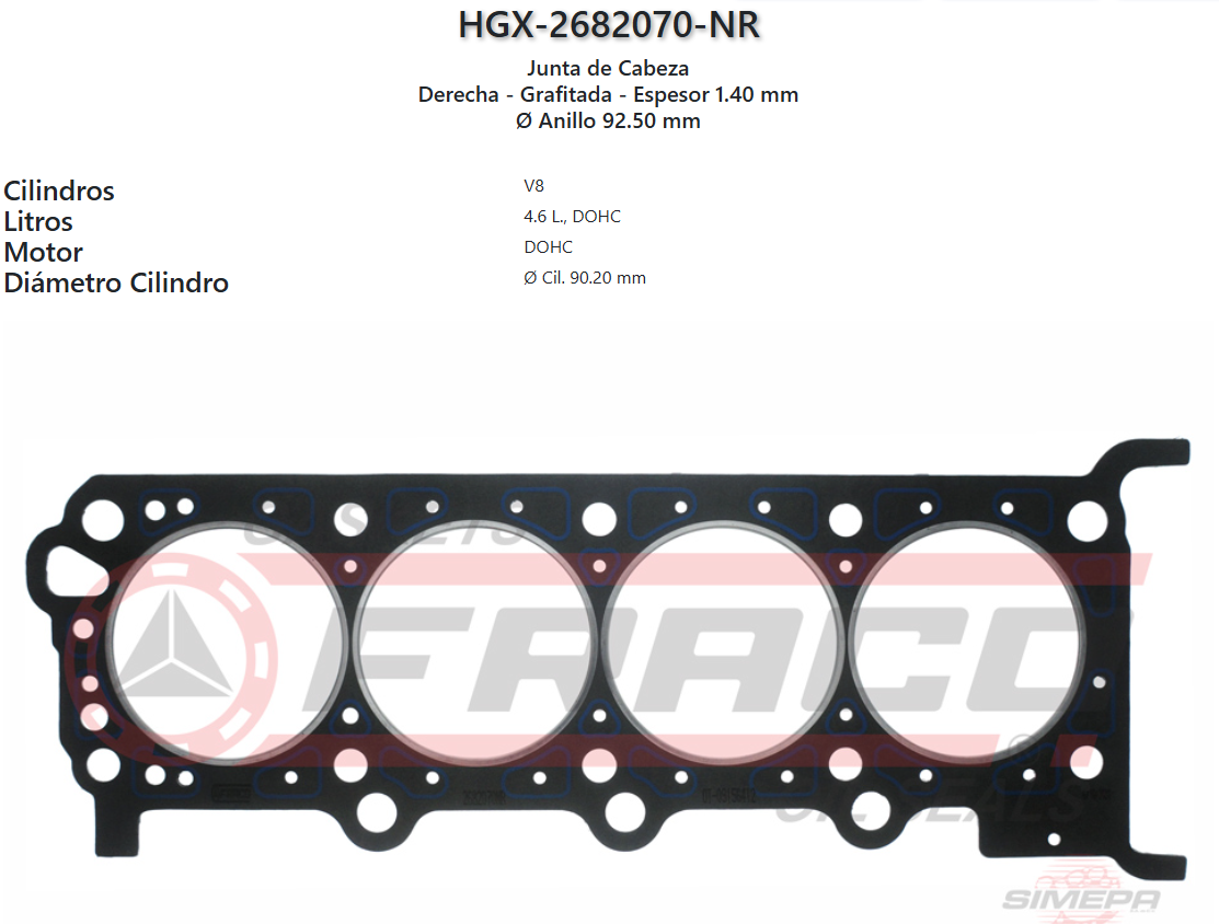 Imagen de HGX-2682070NR 