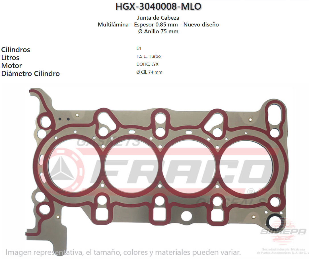 Imagen de HGX-3040008ML 