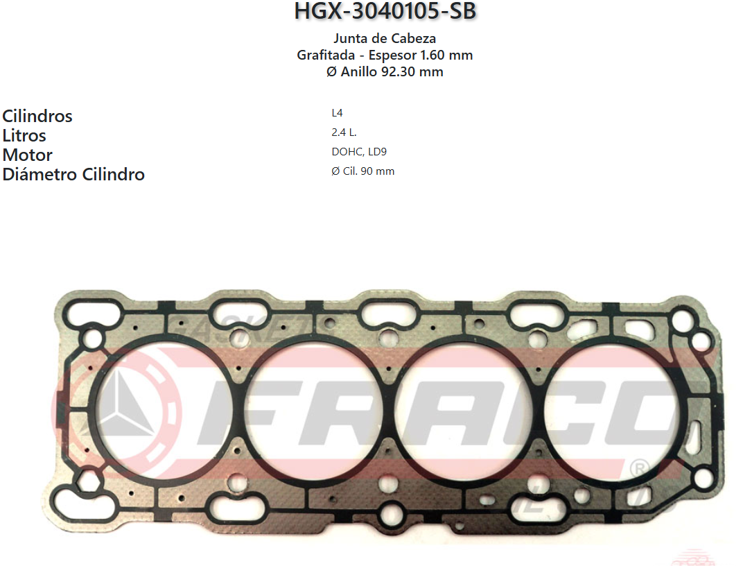 Imagen de HGX-3040105SB 