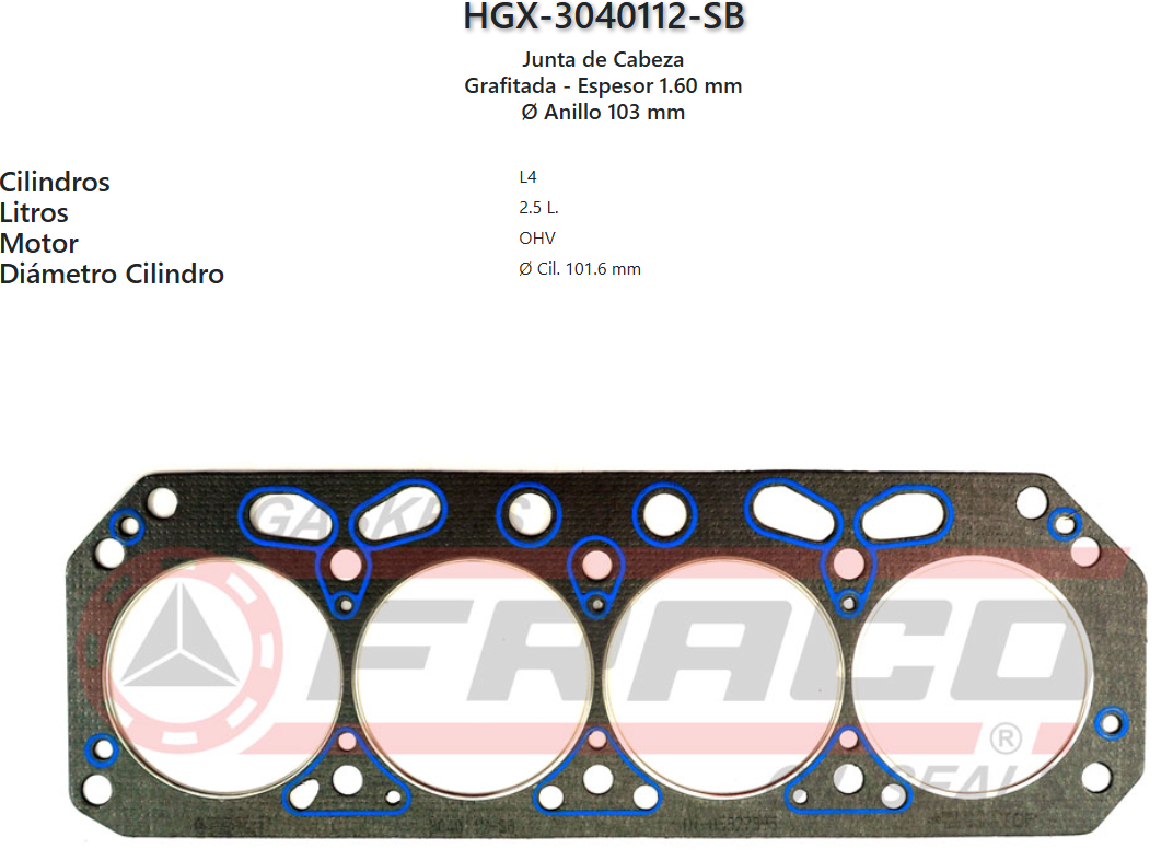 Imagen de HGX-3040112SB 