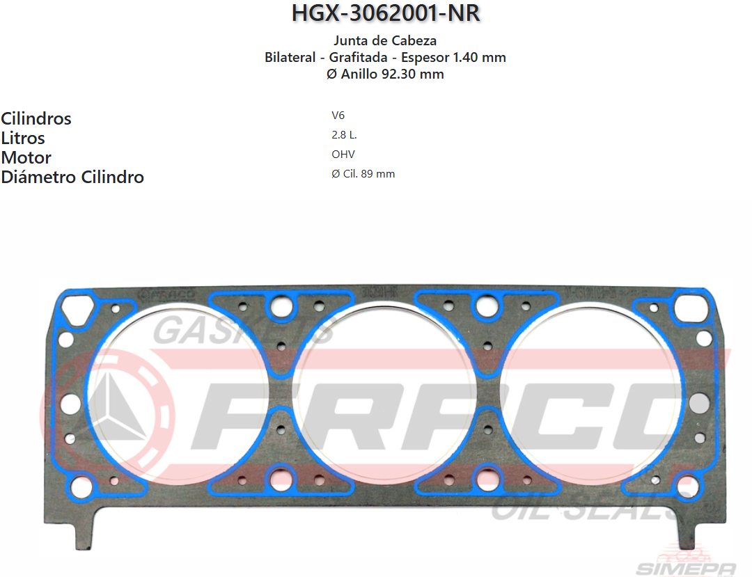 Imagen de HGX-3062001NR 