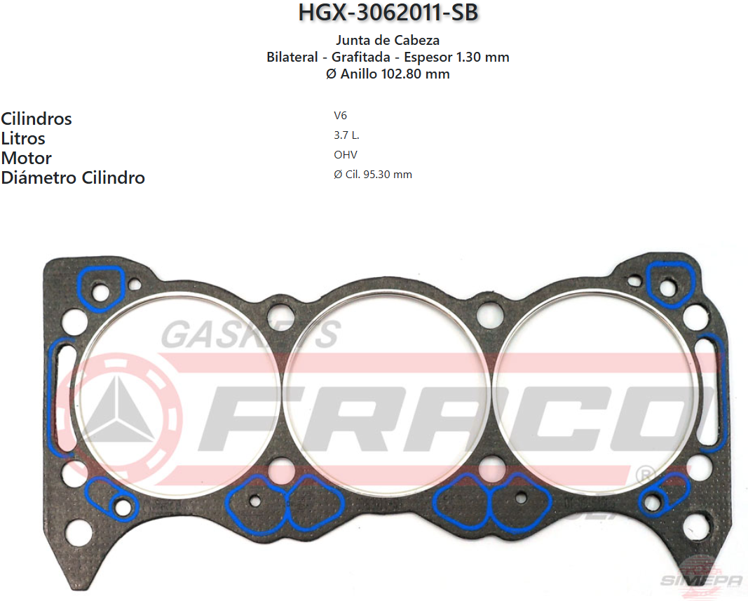 Imagen de HGX-3062011SB 