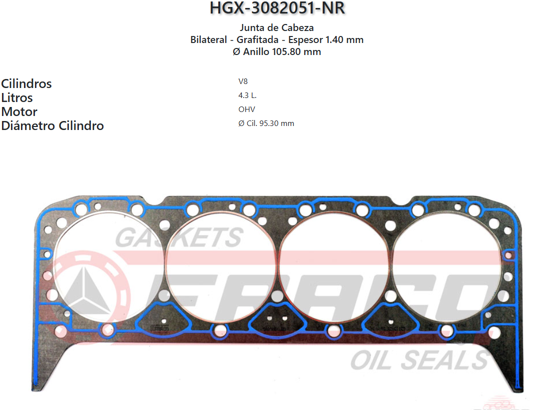 Imagen de HGX-3082051NR 