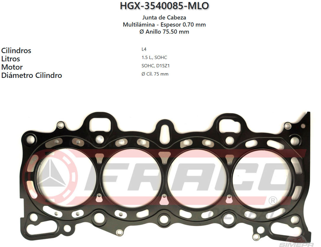 Imagen de HGX-3540085ML 