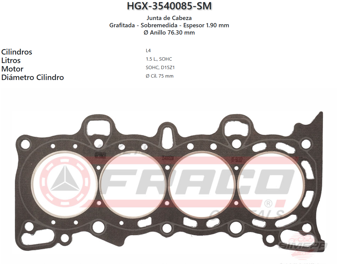 Imagen de HGX-3540085SM 