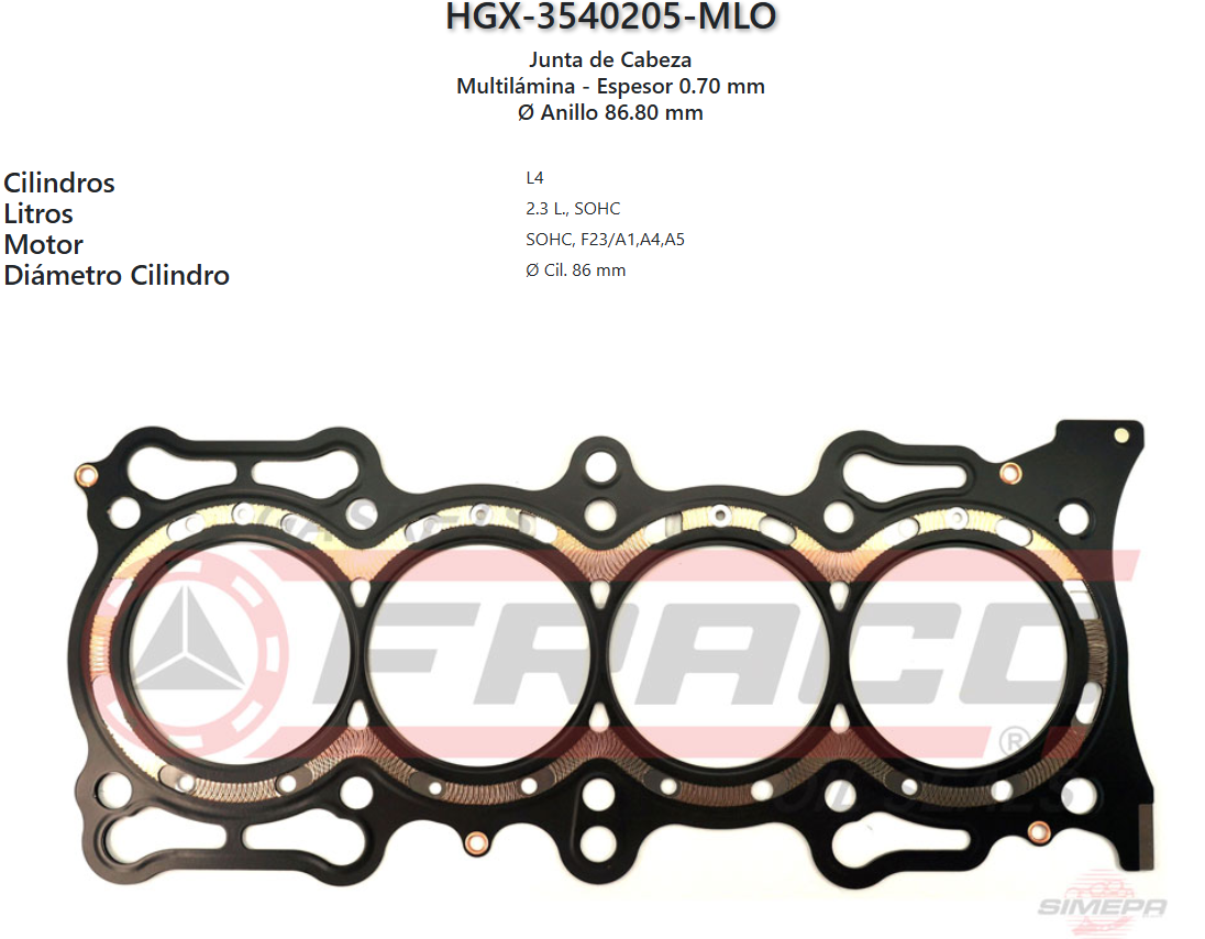 Imagen de HGX-3540205ML 