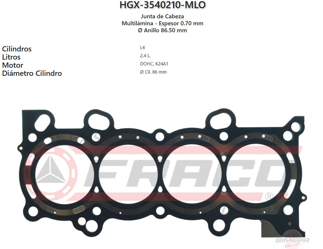 Imagen de HGX-3540210ML 