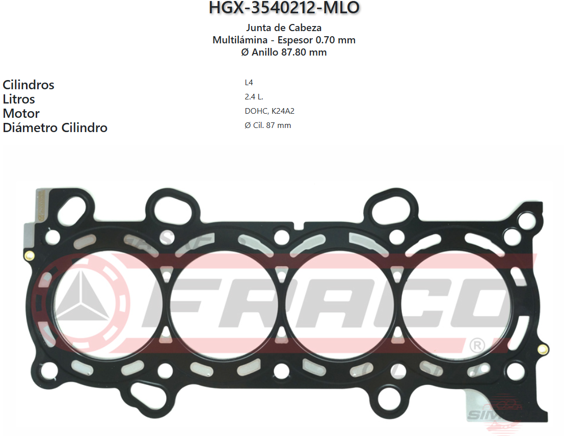 Imagen de HGX-3540212ML 