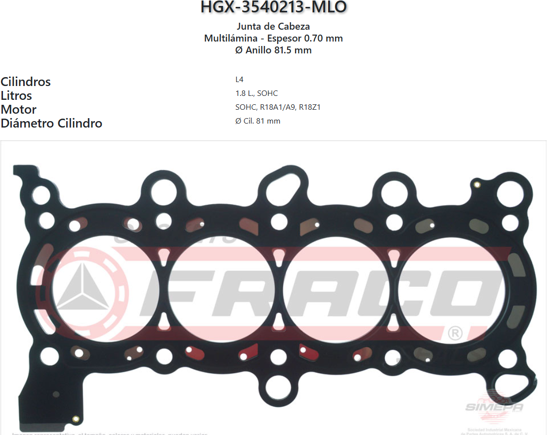 Imagen de HGX-3540213ML 