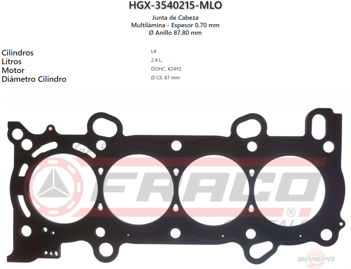 Imagen de HGX-3540215ML 