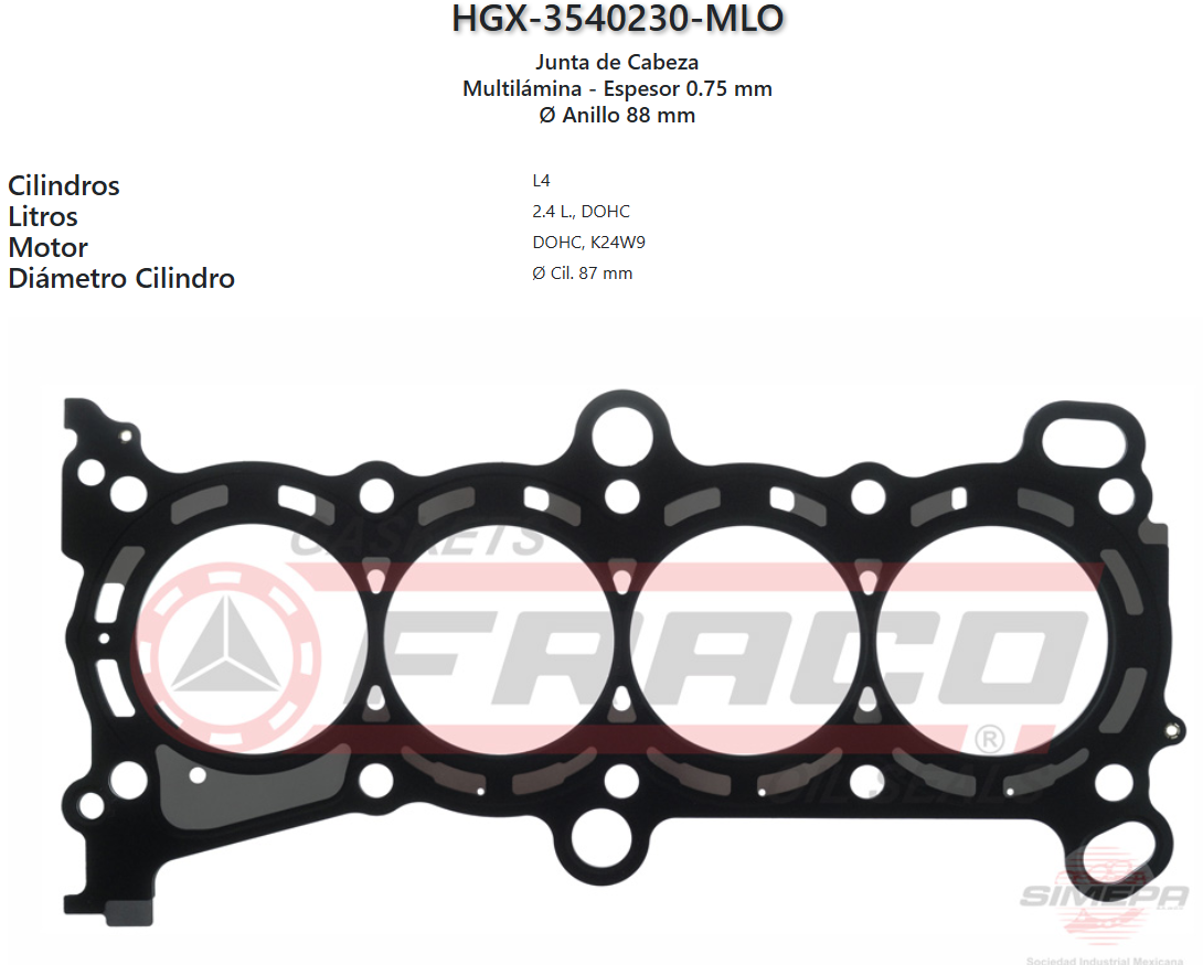 Imagen de HGX-3540230ML 