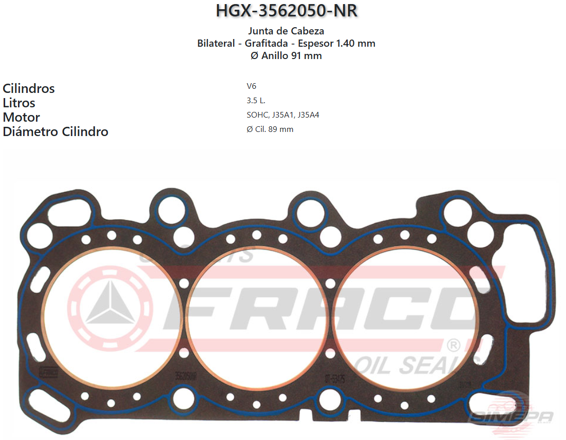 Imagen de HGX-3562050NR 