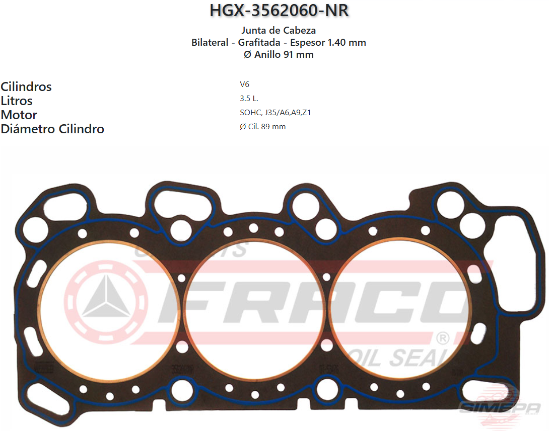 Imagen de HGX-3562060NR 