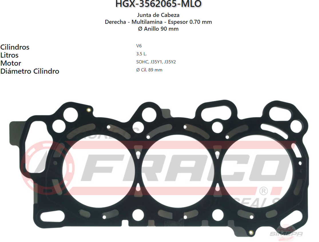 Imagen de HGX-3562065ML 