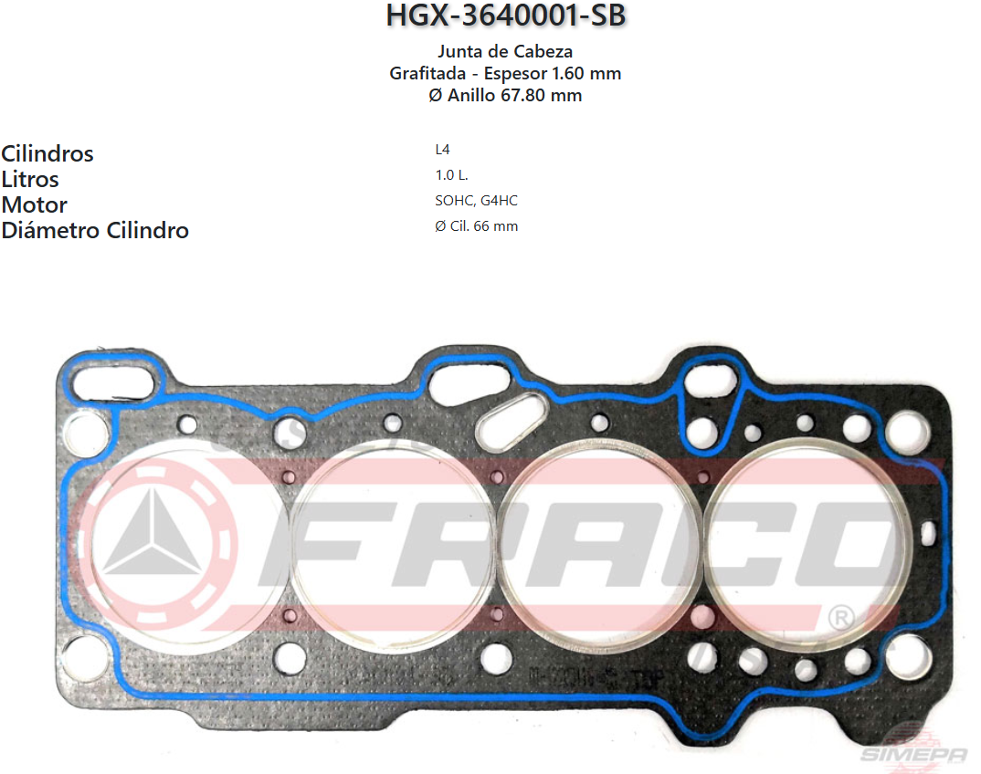 Imagen de HGX-3640001SM 