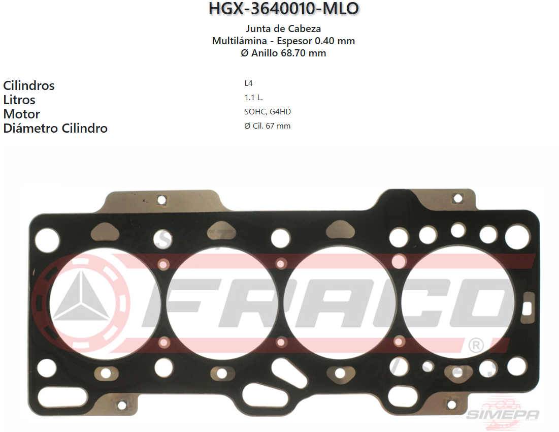 Imagen de HGX-3640010ML 