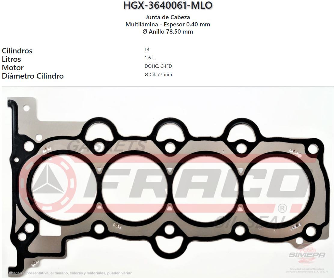 Imagen de HGX-3640061ML 