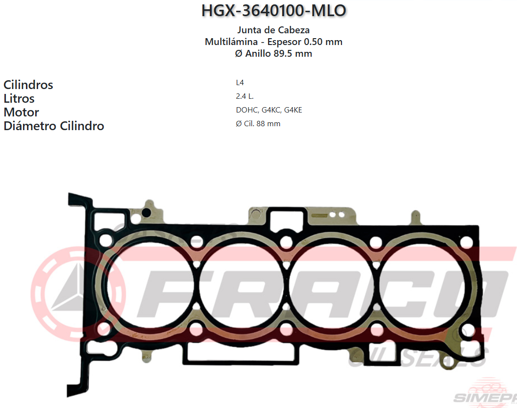 Imagen de HGX-3640100ML 