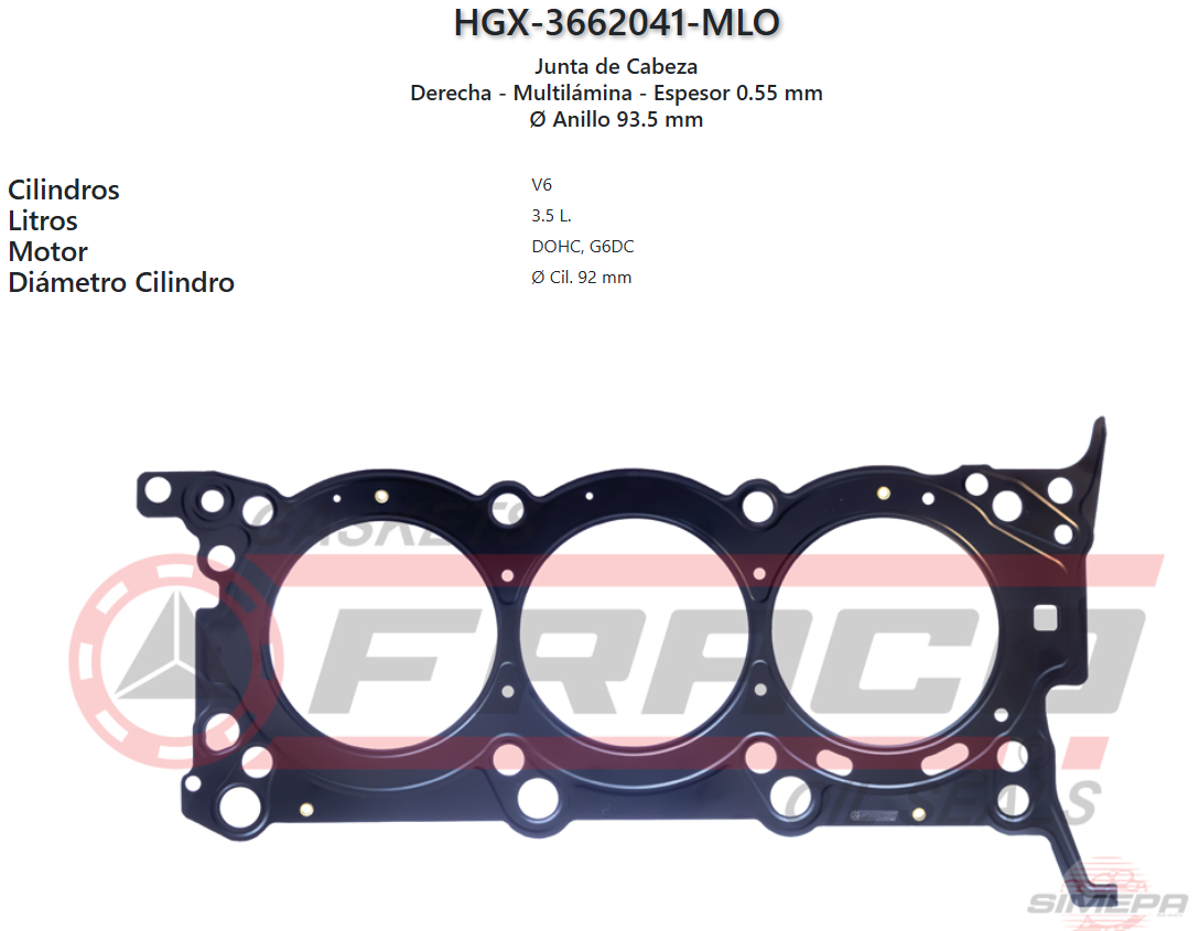 Imagen de HGX-3662041ML 