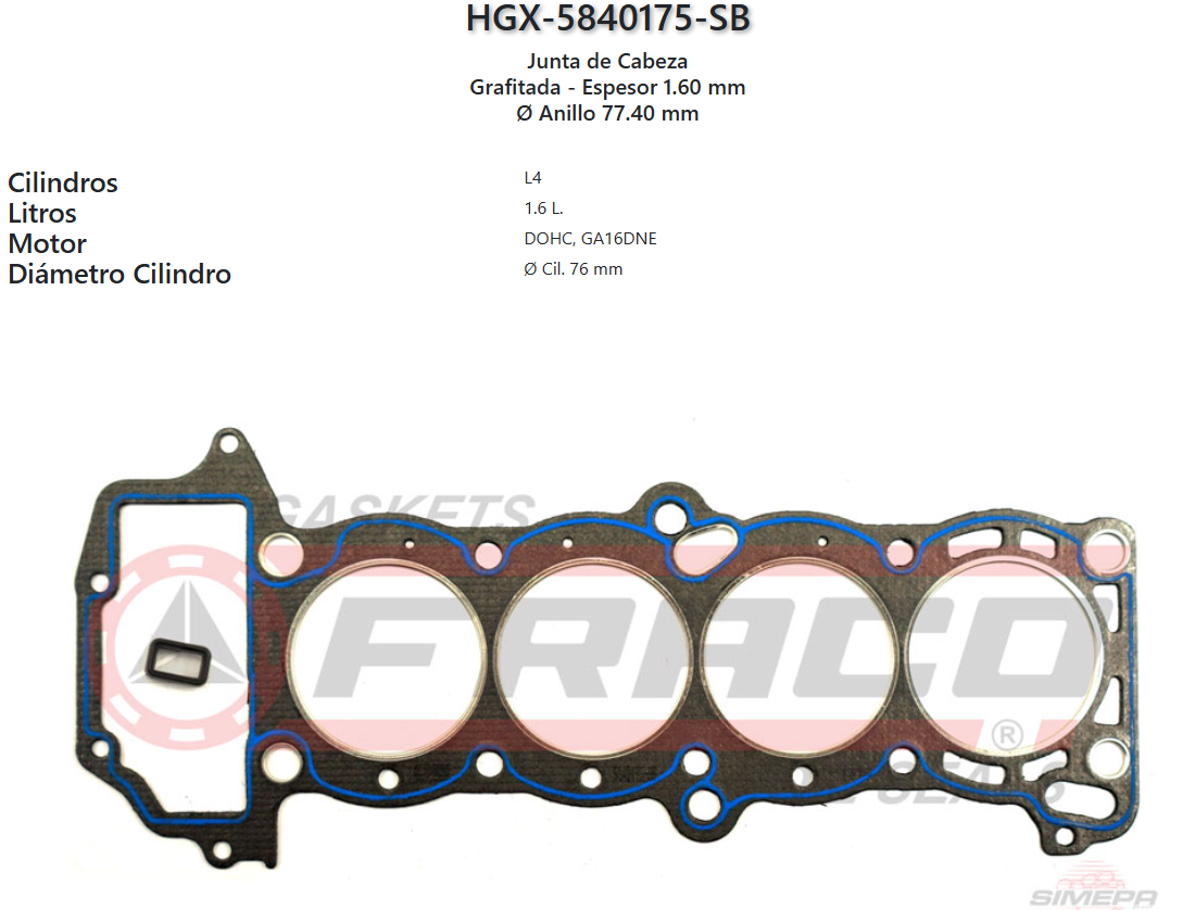 Imagen de HGX-5840175SB 