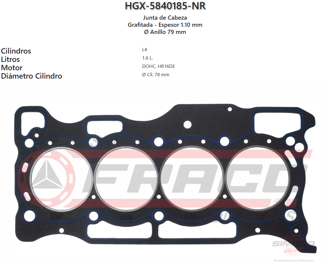 Imagen de HGX-5840185NR 